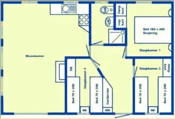 Mietunterkunft - Bungalow 6 Pers - Recreatiecentrum Heumens Bos