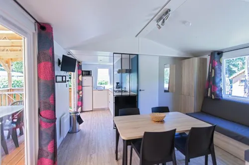 Huuraccommodatie(s) - Stacaravan Louisiane  Air-Conditioned - image n°2 - Camping des Neiges