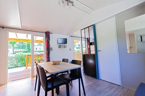Huuraccommodatie(s) - Stacaravan Louisiane  Air-Conditioned - image n°4 - Camping des Neiges