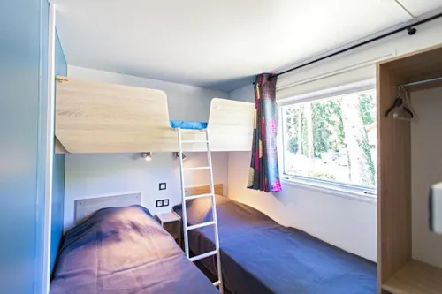 Huuraccommodatie(s) - Stacaravan Louisiane  Air-Conditioned - image n°8 - Camping des Neiges
