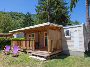 Locatif - Stacaravan Louisiane  air-conditioned - Camping des Neiges