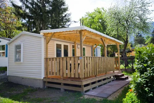 Huuraccommodatie(s) - Stacaravan Riviera Voorzien Van Airconditioning - image n°1 - Camping des Neiges