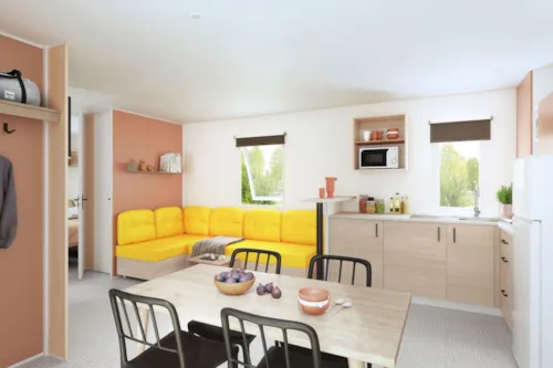 Accommodation - Mobilhome Aqua Air Conditioned - image n°3 - Camping des Neiges