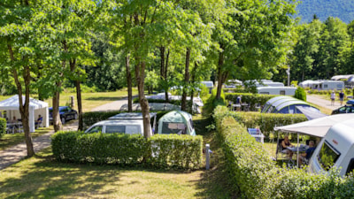 COMFORT PACKAGE (Parking space for a car + tent/trailer or RV with 10A electricity)