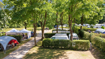 COMFORT PACKAGE (Parking space for a car + tent/trailer or RV with 10A electricity)