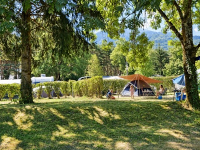 COMFORT PACKAGE (Parking space for a car + tent/trailer or RV with 10A electricity)