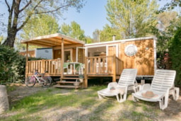 Huuraccommodatie(s) - Cottage Esterel 2 Slaapkamers Airconditioning *** - Camping Sandaya Douce Quiétude