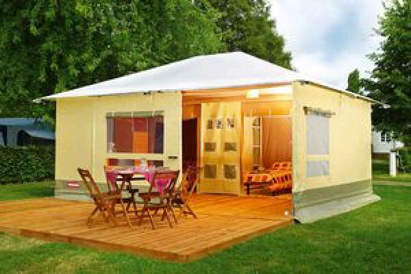 Accommodation - Canvas Bungalow - Camping Le Giffre