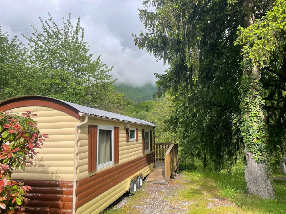 Huuraccommodatie(s) - Pipowagen - 17M² - 1 Slaapkamer - Zonder Privé Sanitair - Camping Le Crêtoux