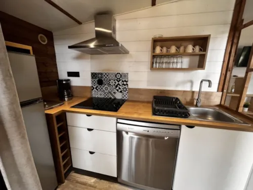 Mietunterkunft - Mobilheim Thalia Top Tv - 33M² - 2 Schlafzimmer - - image n°2 - Clico Chic - Alpes Lodges