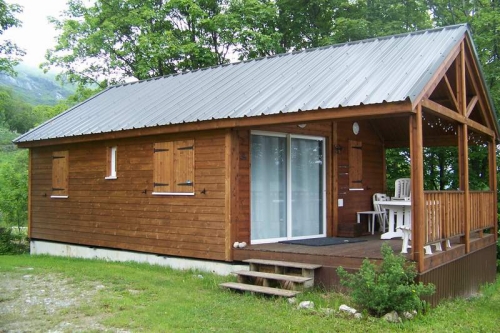 Mietunterkunft - Hütte Prestige 35 M² - Camping du Col