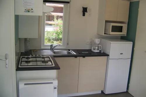Location - Mobile Home L'eriscal, 4 Personnes + Bébé - image n°5 - Camping du Col
