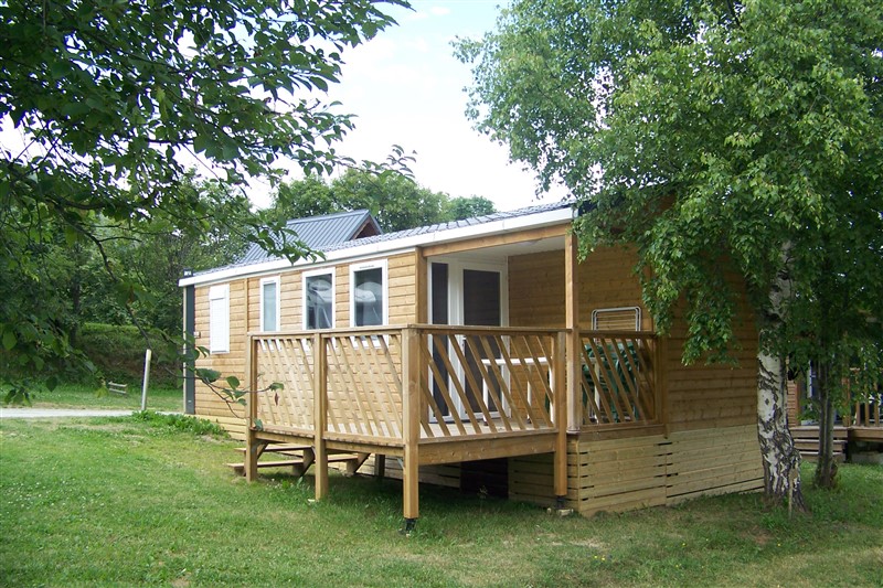 Accommodation - Chalet Mobile Home Loggia 3 6 Personnes - Camping du Col