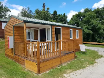 Mietunterkunft - Chalet Mobilheim Pacifique 1 - Camping du Col