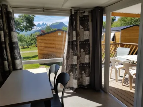Location - Mobile Home L'eriscal, 4 Personnes + Bébé - image n°3 - Camping du Col