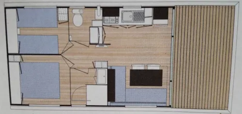 Location - Mobile Home O Hara La Gentiane - image n°7 - Camping du Col