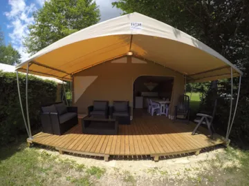 Accommodation - Safari Tents - Camping Les Deux Vallées