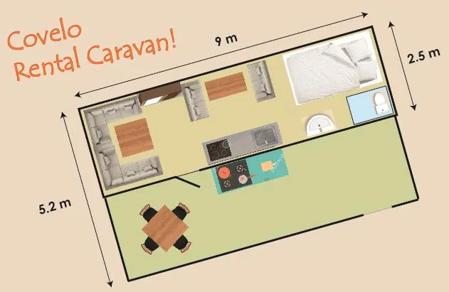 Caravane En Location Vue Lac