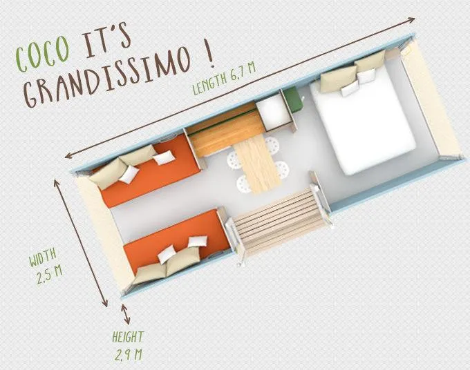 Coco Sweet - Bungalow Tent