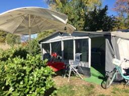 Accommodation - Caravan For Rent On The Lake - Camping Covelo