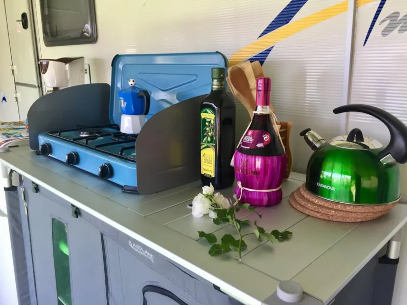 Caravane En Location Vue Lac