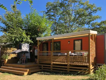 Mietunterkunft - Cottage Prestige 2 Zimmer - 2 Badezimmer Riverside - Camping Les Plans