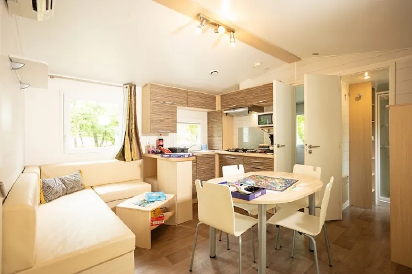 Location - Cottage - 32M² - 2 Chambres + Climatisation - Camping Les Plans