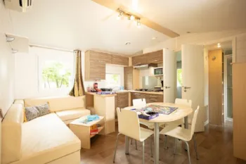 Mietunterkunft - Cottage Luxe 2 Schlafzimmer + Klimaanlage - Camping Les Plans