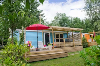 Mietunterkunft - Cottage Prestige Schlafzimmer Riverside - Camping Les Plans