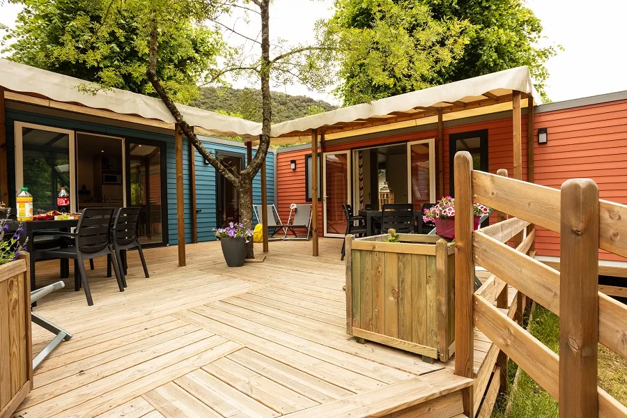 Location - Cottage Prestige Tribu - 70M² - 5 Chambres - Camping Les Plans