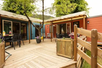 Mietunterkunft - Prestige Tribe Cottage 5 Schlafzimmer - Camping Les Plans
