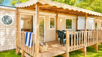 Location - Cottage - 32M² - 3 Chambres + Climatisation - Camping Les Plans
