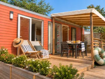 Location - Cottage Prestige - 38M² - 2 Chambres - 2 Salles De Bain + Clim + Rivière - Camping Les Plans