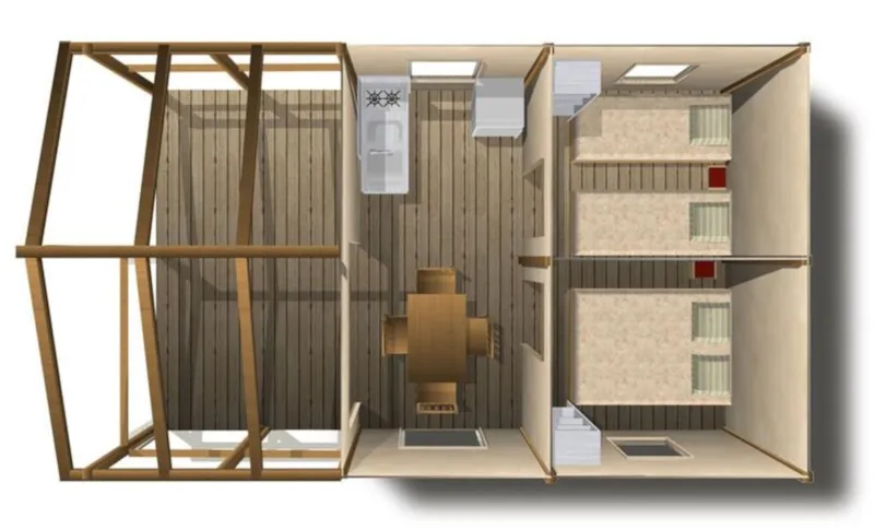 Tente Ciela Nature - 2 Chambres (Sans Sanitaire)