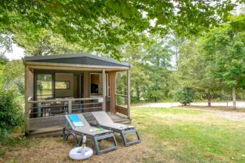Mietunterkunft - Mobilheim Ciela Privilège Bay – 2 Schlafzimmer – Grill - Camping Les Gorges du Chambon