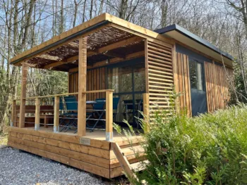 Mietunterkunft - Chalet 4 Personen Premium (+1) - Camping Le Relais du Léman