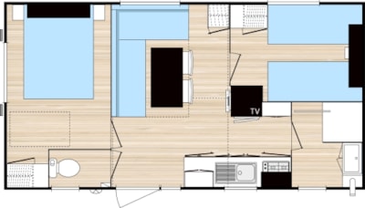 Mobile home OHARA (2 bedrooms) 30m² — 4