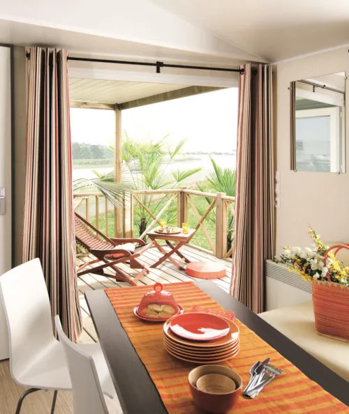 Location - Mobilhome Ohara Vip  (3 Chambres) - Grande Largeur 39.9M² - image n°3 - Camping Vieille Église