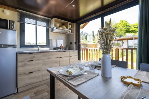 Location - Lodge Vue Lac - image n°6 - Camping Vieille Église