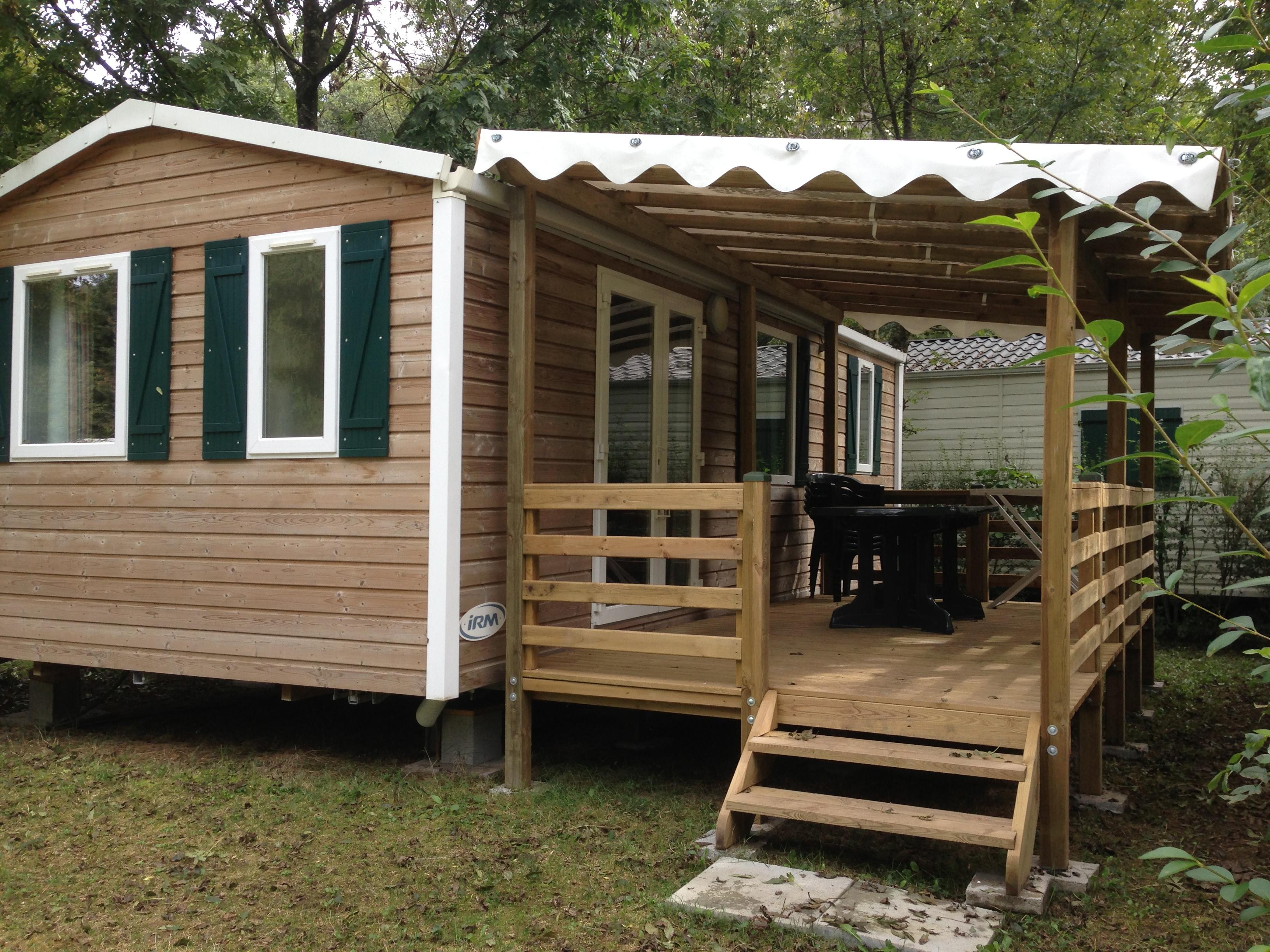 Huuraccommodatie - Mobil-Home Titania  (30 M2) - 2 Chambres - Année 2013 - Camping de Saumont