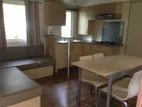 Huuraccommodatie(s) - Mobil-Home Titania  (30 M2) - 2 Chambres - 2013 - image n°2 - Camping de Saumont
