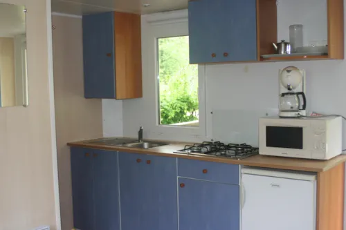 Huuraccommodatie(s) - Stacaravan Eco 4 (27 M2) - image n°4 - Camping de Saumont