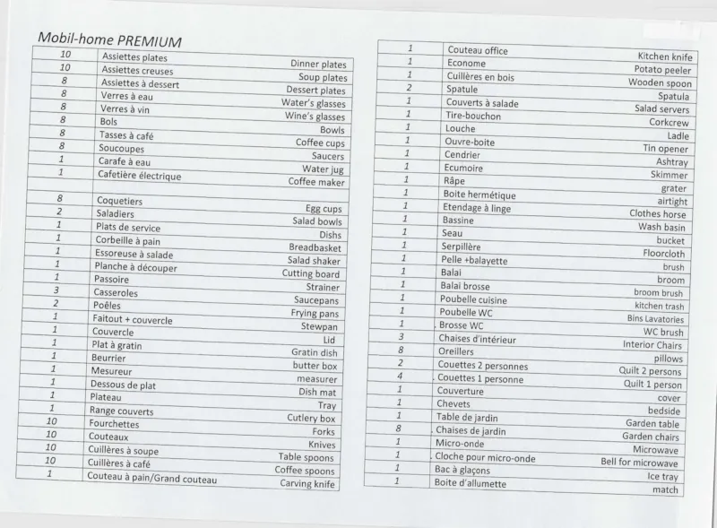 Mobil-Home Premium (32 M2) - 3 Chambres - 2021