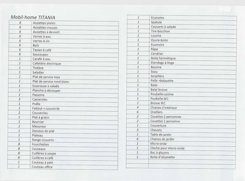 Mobil-Home Titania  (30 M2) - 2 Chambres - 2013