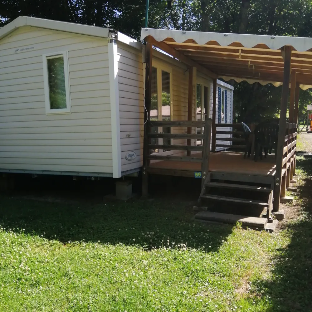 Huuraccommodatie(s) - Mobil-Home Riv59 (32 M2) - 2 Chambres - 2013 - Camping de Saumont