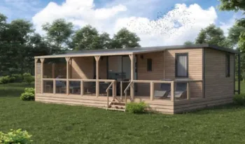 Mietunterkunft - Ultimate Mobile-Home Modèle Plus By Roan - 37 M² - 3 Schlafzimmer - Erhöhte Terrasse - Camping Marvilla Parks - Domaine des Naïades