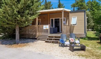Mietunterkunft - Mobilheim Premium - 31 M² - 2 Schlafzimmer - Erhöhte Terrasse - Camping Marvilla Parks - Domaine des Naïades