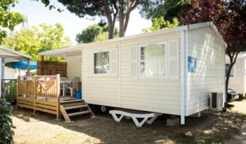 Mietunterkunft - Mobilheim  Comfort - 26 M² - 2 Schlafzimmer - Einzelterrasse - Camping Marvilla Parks - Domaine des Naïades