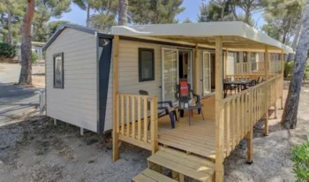 Mietunterkunft - Mobilheim  Comfort Modèle Xl - 32 M² - 2 Schlafzimmer - Lounge-Terrasse - Camping Marvilla Parks - Domaine des Naïades