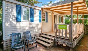 Mietunterkunft - Mobilheim  Comfort Modèle Xl - 31 M² - 2 Schlafzimmer - Erhöhte Terrasse - Camping Marvilla Parks - Domaine des Naïades